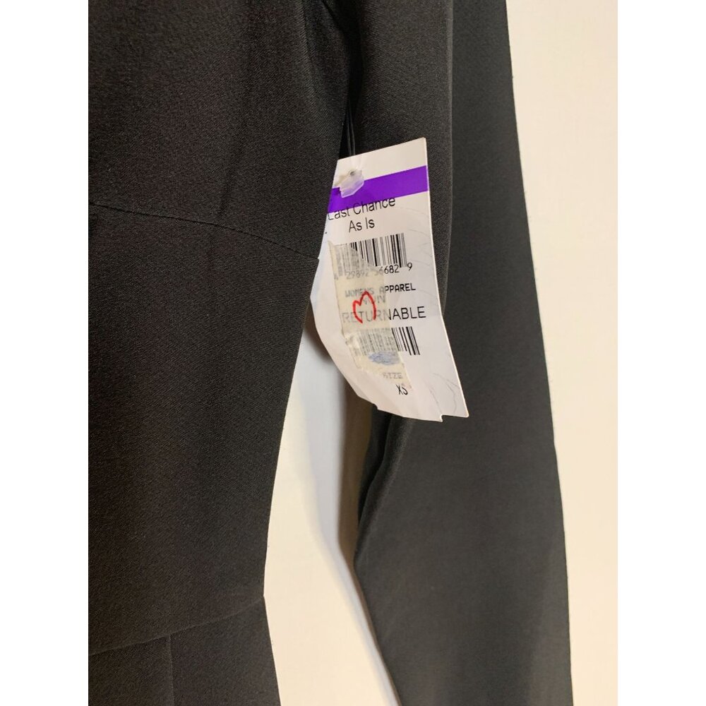 Moon River size XS Elegant Black Long Sleeve Sheath Dress Long Length NWT - Picture 9 of 10